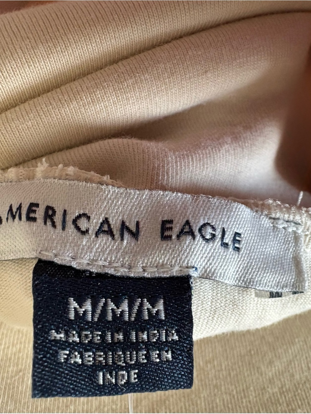 NWT American Eagle Cream Eyelet Embroidered Ruffle Tiered Mini Skirt M - Picture 4 of 4